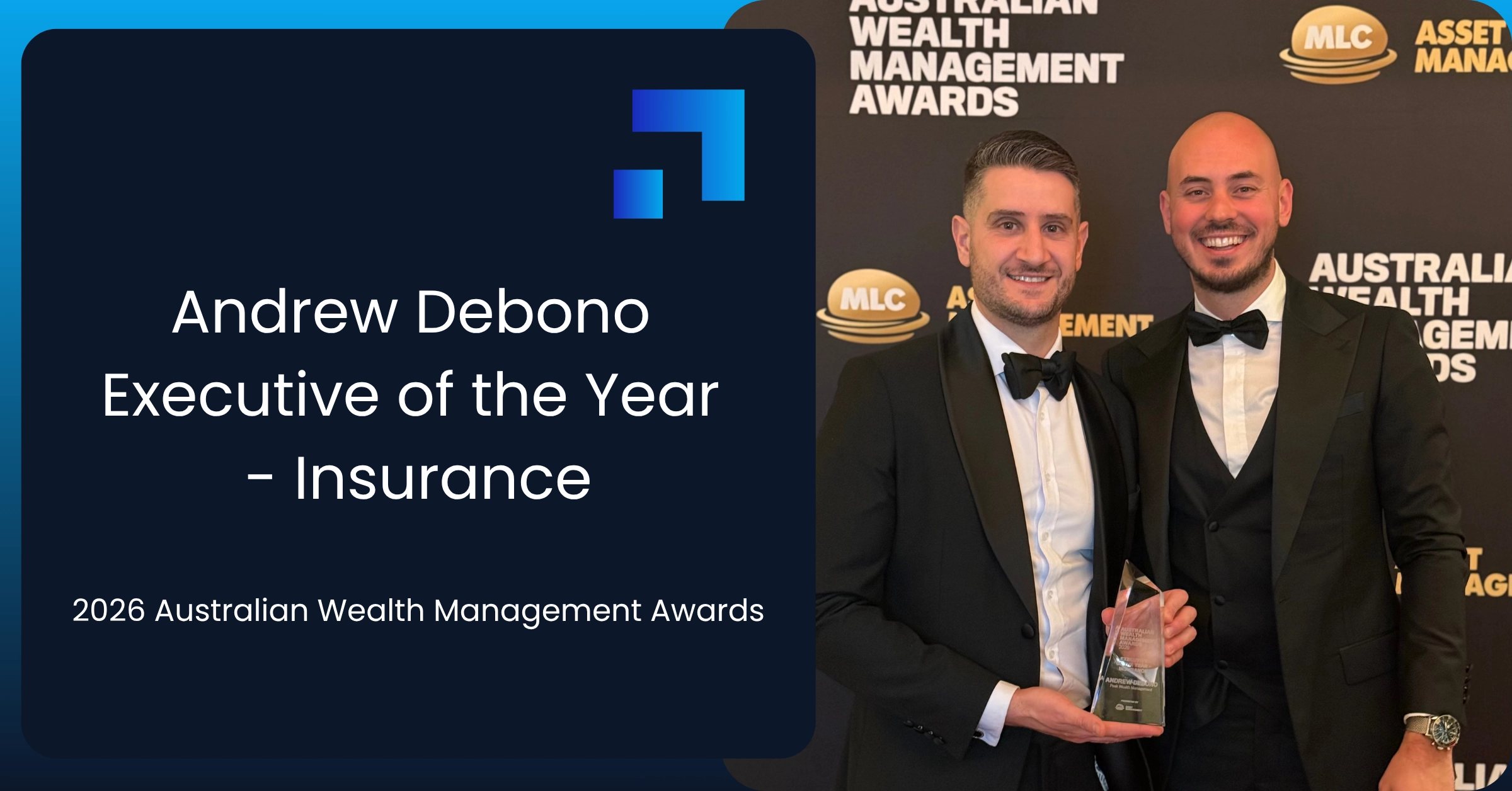 Andrew Debono Executive of the Year - Insurance 2026 Australian Wealth Management Awards